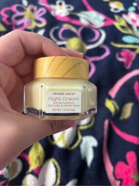 Trader Joe's Night Cream – Cream Moisturizer with Sea Buckthorn & Manuka Honey